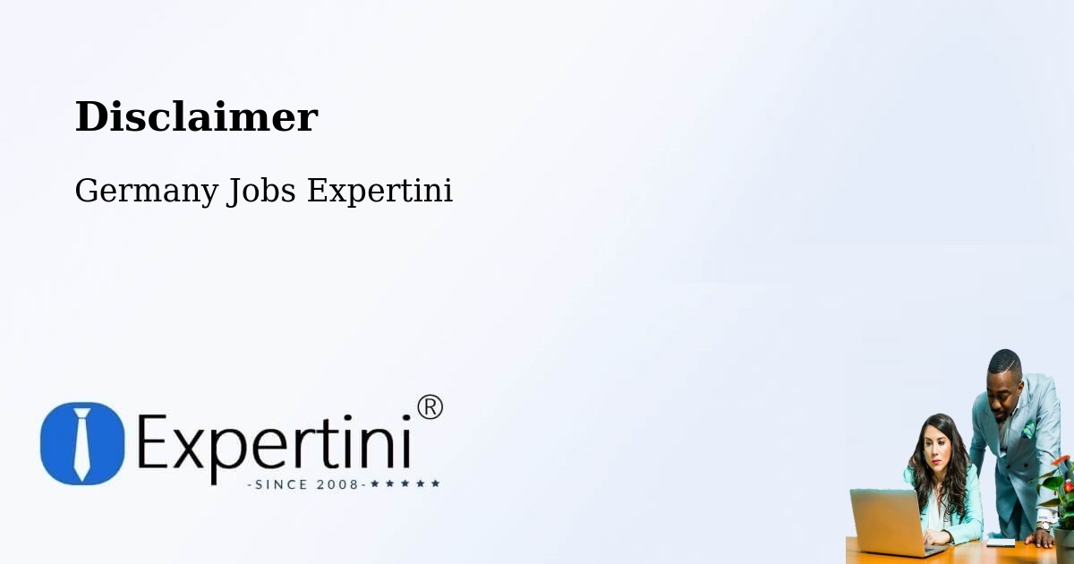 Disclaimer – Taunusstein - Germany Jobs Expertini