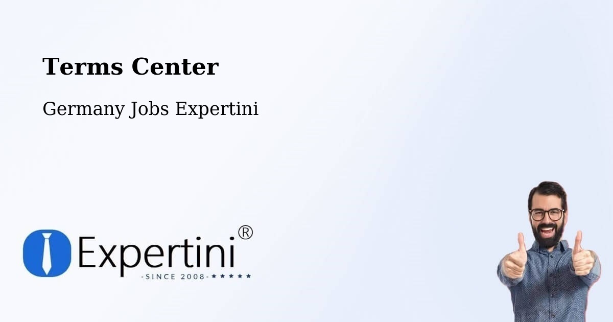 Terms of Service – Taunusstein - Germany Jobs Expertini